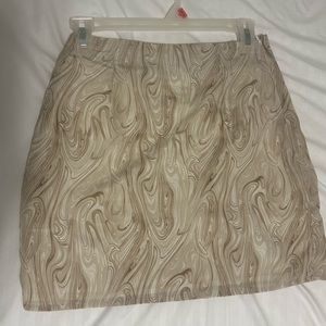 Princess Polly nude mini skirt